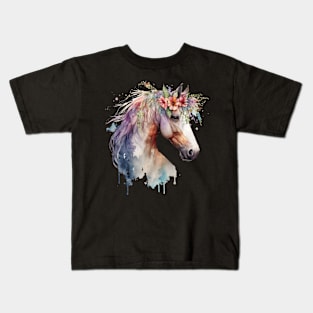 Colorful Horse Kids T-Shirt
